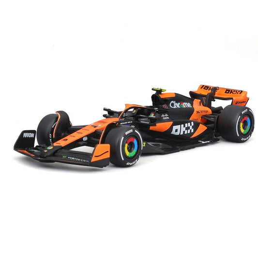 1:43 2024 McLaren F1 MCL38 #4 & #81 Die-Cast Model
